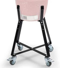 Rolling Cart for Kamado Joe Junior 13.5" Grill Stand for Kamado Joe Accessories with Heavy Duty Locking Caster Wheels Powder Coated Steel Rolling Outdoor Cart for Kamado Joe Junior Grill Stand