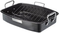 Cuisinart ASR-1713V Ovenware Classic Collection 17-by-13-Inch Roaster with Removable Rack, Silver