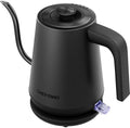 Chefman Gooseneck Electric Kettle, 0.8L Pour Over, Black by Chefman