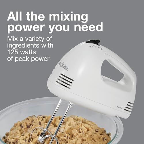 Proctor Silex Easy Mix 5-Speed Electric Hand Mixer with Bowl Rest