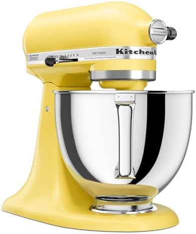 KitchenAid Artisan, 5-Qt Tilt Head Stand Mixer, KSM150PS, Butter