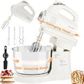 3.2QT 2-in-1 Stand Mixer, White