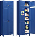 Polup 90" Pantry Cabinet, Tall Metal Storage Cabinet with Doors and Shelves