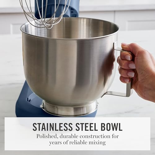 Martha Stewart 5.3QT Tilt Head Stand Mixer, 12 Speeds, Stainless Steel Bowl