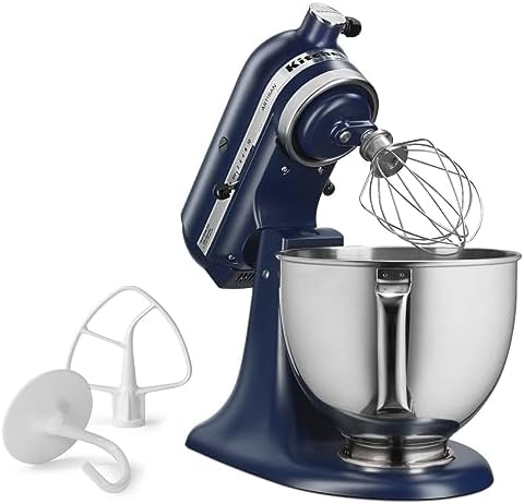 KitchenAid Artisan, 5-Qt Tilt Head Stand Mixer, KSM150PS, Ink Blue