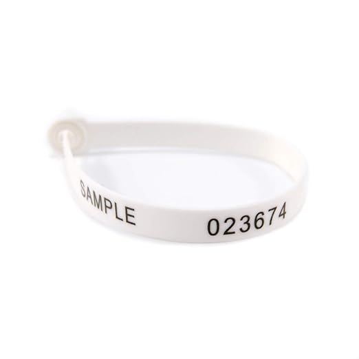 Leadseals(R) 1000 Plastic Truck Door Seal Tamper Evident Tite-Lock Security Tags Numbered Safty Disposable Locks for Trailer Logistics Transport Package Shipping