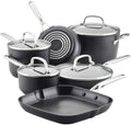 KitchenAid Hard-Anodized Induction Nonstick Cookware Pots and Pans Set