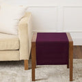 Solino Home 100% Pure Linen Table Runner Burgundy Woven, Athena 14 x 36 in