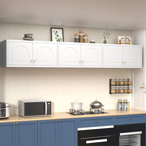 Polup Wall Cabinet with Doors, Small Hanging Cabinet for Kitchen Pantry