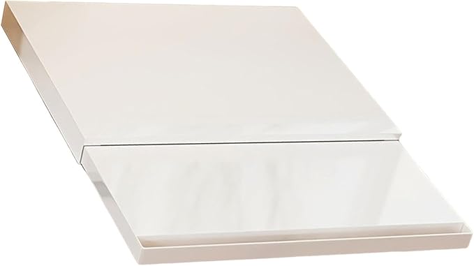 Generic Slide Out Kitchen Appliance Stand Storage Shelf Adjustable for Rice Cooker Sturdy Versatile with 2 Tiers Extended Work Table, White