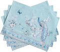 Maison d' Hermine Placemats Set of 4 Reusable 100% Combed Cotton (13"x19")
