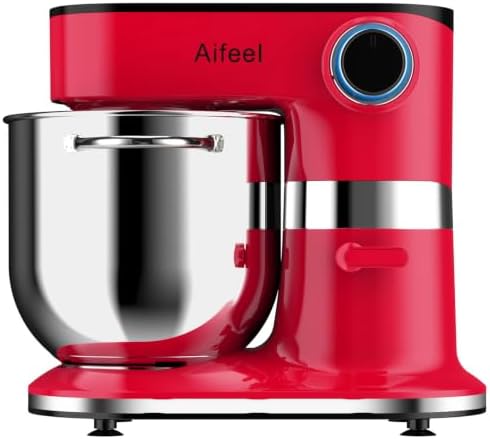 10.5QT Stand Mixer,900W Electric Tilt-Head Kitchen Mixer Red