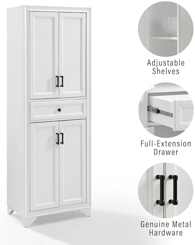 Crosley Furniture Tara 3-Piece Pantry Cabinet Set