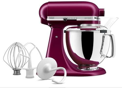 KitchenAid Artisan, 5-Qt Tilt Head Stand Mixer, KSM150PS, Beetroot