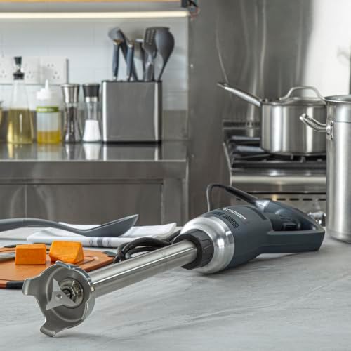 Restaurantware 2/3 HP Blue Immersion Blender with 16 In Shaft, 1 Ct