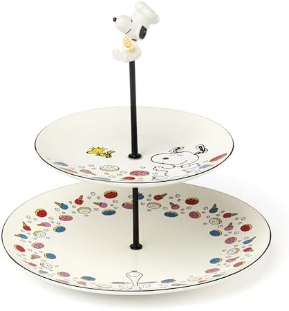 Lenox Chef Snoopy Porcelain Tiered Serving Tray by Lenox
