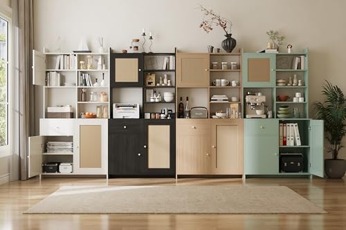IDEALHOUSE Kitchen Pantry Cabinet with Adjustable Shelf