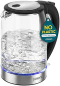 Cosori Electric Kettle, No Plastic Contact with Water, 1.7L, Black by Cosori