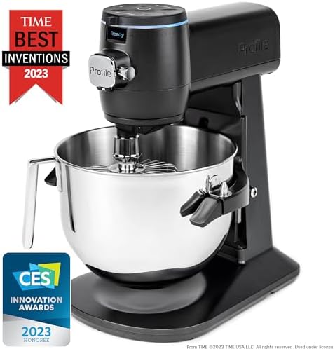 GE Profile Smart Stand Mixer with 7qt Bowl, Built-in Scale, Auto Sense