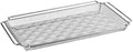 Wire Fry Basket for Half-Size Combi Ovens, 20 7/8" x 12 13/16", Stainless Steel, Rectangle, Four Handles