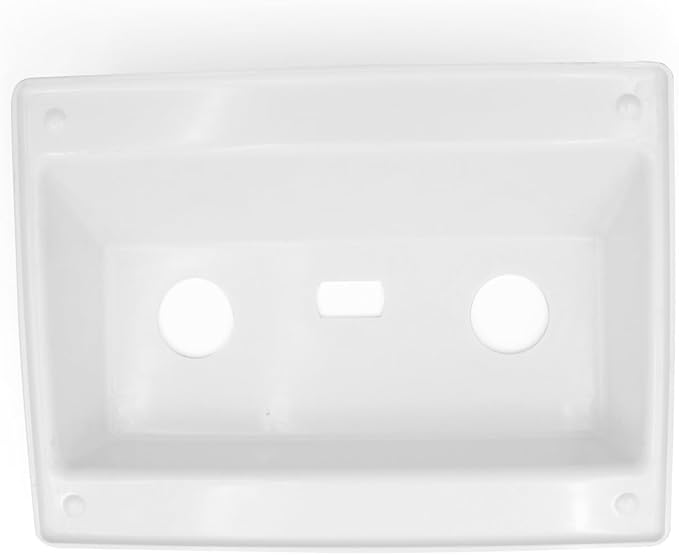 RV Faucet Bezel Stand Off Faucet Cover for Camper Van Travel Trailer Motorhome Shower Plate Replacement White