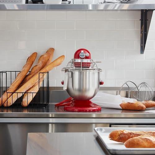KitchenAid Commercial Series 8 Quart Bowl-Lift Stand Mixer with Stainless Steel Bowl Guard - KSMC895