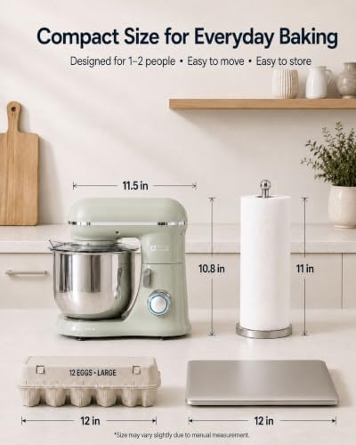 Kitchen in the Box Stand Mixer, 3.5 QT Kitchen Electric Mixer for Baking