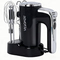 Electric Hand Mixer, Handheld Mixer with LCD Display and Storage Base