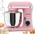 Stand Mixer, 6.5QT Tilt-Head Electric Kitchen Mixer 660W, 10-Speed Household food mixer with 304 Stainless Steel Bowl, Bread Cake Mixer include Dishwasher Safe Dough Hook, Beater and Whisk