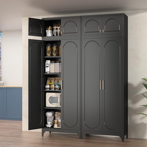 Polup Wall Cabinet with Doors, Small Hanging Cabinet for Kitchen Pantry