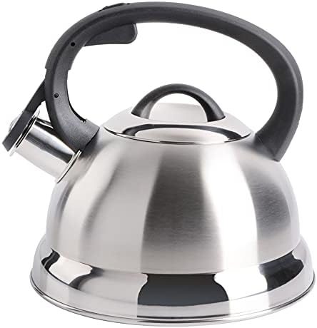 Mr. Coffee Flintshire 1.75-Quart Stainless Steel Whistling Tea Kettle – Brushed Satin Finish Stove-Top Kettle for Boiling Water - Image 6