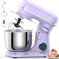 CEBORY Stand Mixer, 4QT 10+P-Speed Electric Kitchen Mixer with Bowl