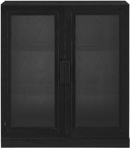 Crosley Furniture Essen Stackable Glass Door Pantry Storage Cabinet