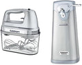 Cuisinart HM-90BCS Power Advantage Plus 9-Speed Handheld Mixer with Storage Case, Brushed Chrome & SCO-60 Deluxe Electric Can Opener, Quality-Engineered Motor System