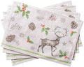 Maison d' Hermine Placemats Set of 4 Reusable 100% Cotton (13"x19")