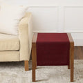 Solino Home 100% Linen Dining Table Runner Red Woven, Athena 14 x 36 in