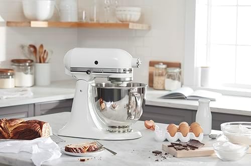 KitchenAid Artisan, 5-Qt Tilt Head Stand Mixer, KSM150PS, White