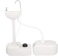 VINGLI Portable Hand Sink with 24L Recovery Tank, 5 Gal Self-contained Hand Wash Basin for Camping/RV/Garden/Outdoor Events/Gatherings, Lightweight & Detachable