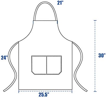 DUSKCOVE 8 PCS Plain Bib Aprons Bulk - Mixed Color Commercial Apron with 2 Pockets for Kitchen Cooking Restaurant BBQ Painting Crafting