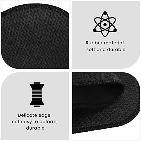 Mixer Slider Mat Easy to Move Flexible Exquisite Black Edges Kitchen Appliance Mats Mixer Accessories for Household Cafe Restaurant 1 x mixer sliding mat Black(6.5-8L)