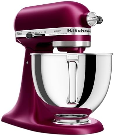 KitchenAid Artisan, 5-Qt Tilt Head Stand Mixer, KSM150PS, Beetroot