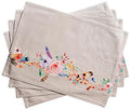 Maison d' Hermine Placemats Set of 4 Reusable 100% Cotton (13"x19")