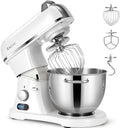ZACME 8.4QT Commercial Stand Mixer 800W with Aluminum Die Casting Meets the Standard of NSF/ANSI 8-2023, Mixers Kitchen Electric Stand Mixer with Stainless Steel 8L Bowl, Dough Hook, Whisk and Beater