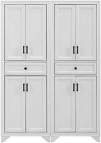 Crosley Furniture Tara 2-Piece Pantry Storage Cabinet Set