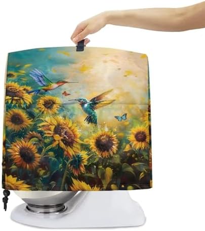 Hummingbird Flower Mixer Cover for 4.5-5 Qt Stand Mixer Kitchen Counter Food Processor Covers Dust Protection Stand Coffee Maker Cover