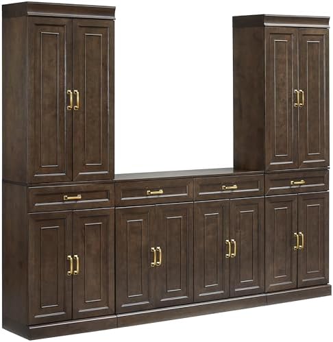 Crosley Furniture Stanton 3-Piece Pantry Storage Cabinet & Sideboard Set