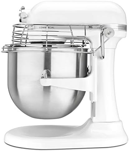 KitchenAid Commercial Series 8 Quart Bowl-Lift Stand Mixer with Stainless Steel Bowl Guard - KSMC895