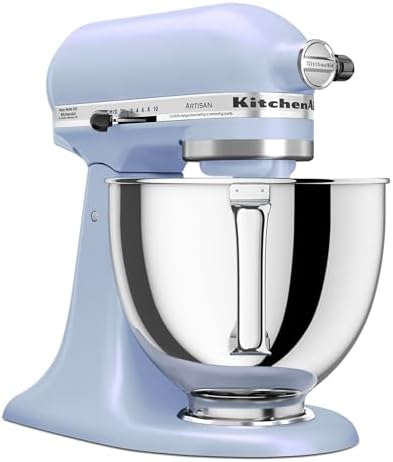 KitchenAid Artisan, 5-Qt Tilt Head Stand Mixer, KSM150PS, Blue Salt