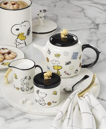 Lenox Chef Snoopy Porcelain Sugar and Creamer Set - Image 6