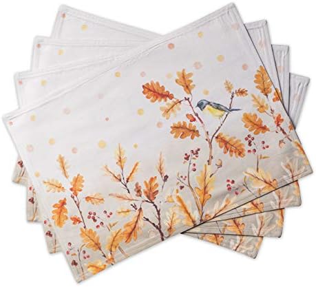 Maison d' Hermine Placemats Set of 4 Reusable 100% Cotton (13"x19")